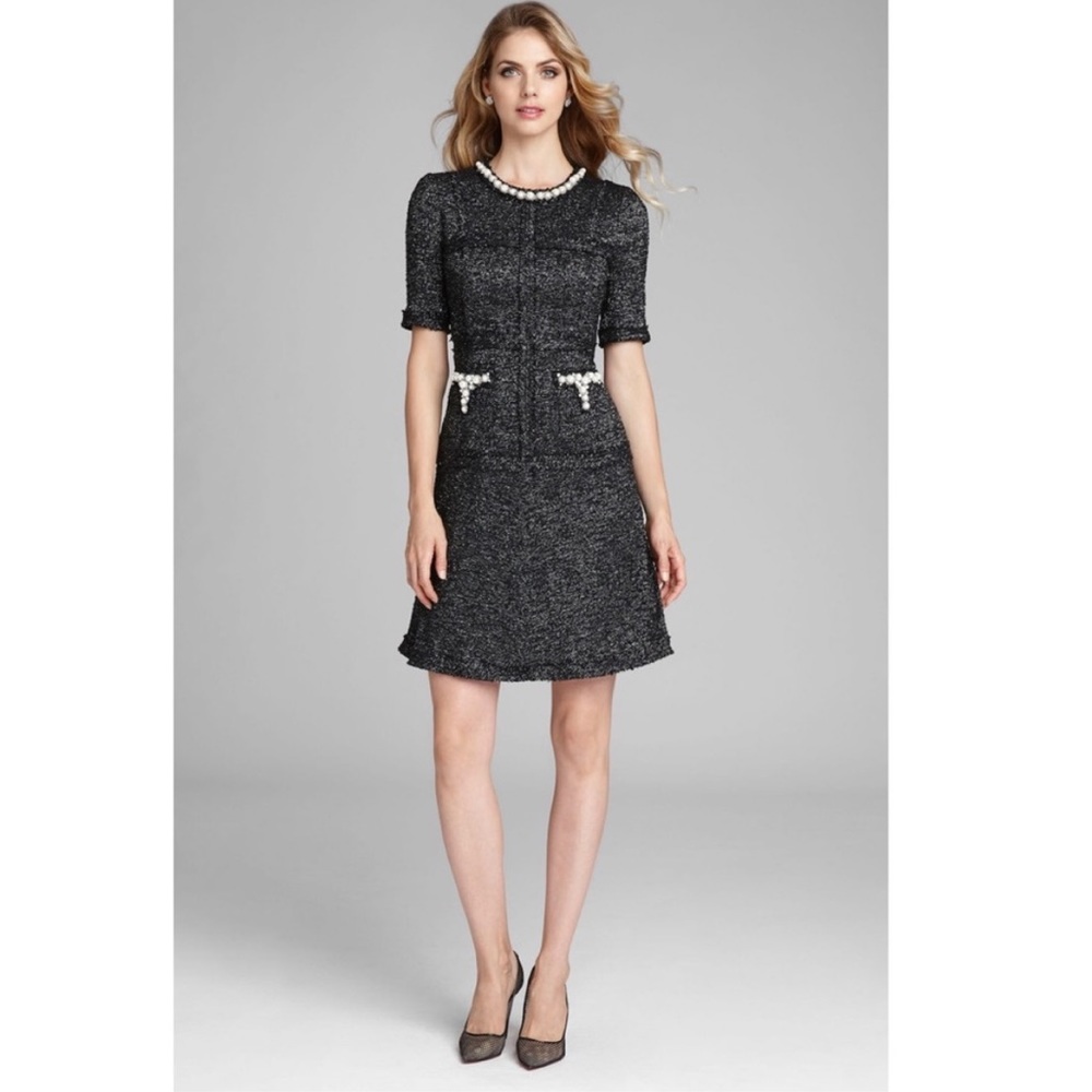 Ricki Freeman for Teri Jon Pearl Tweed dress